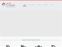 Tablet Screenshot of icsacummins.cl